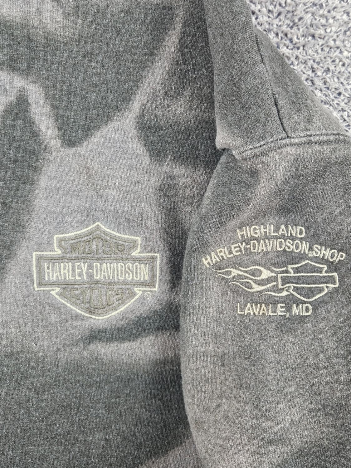 할리데이비슨 다잉워시드 커스텀 스웻 맨투맨 (2XL추정) / 11324 상품이미지7