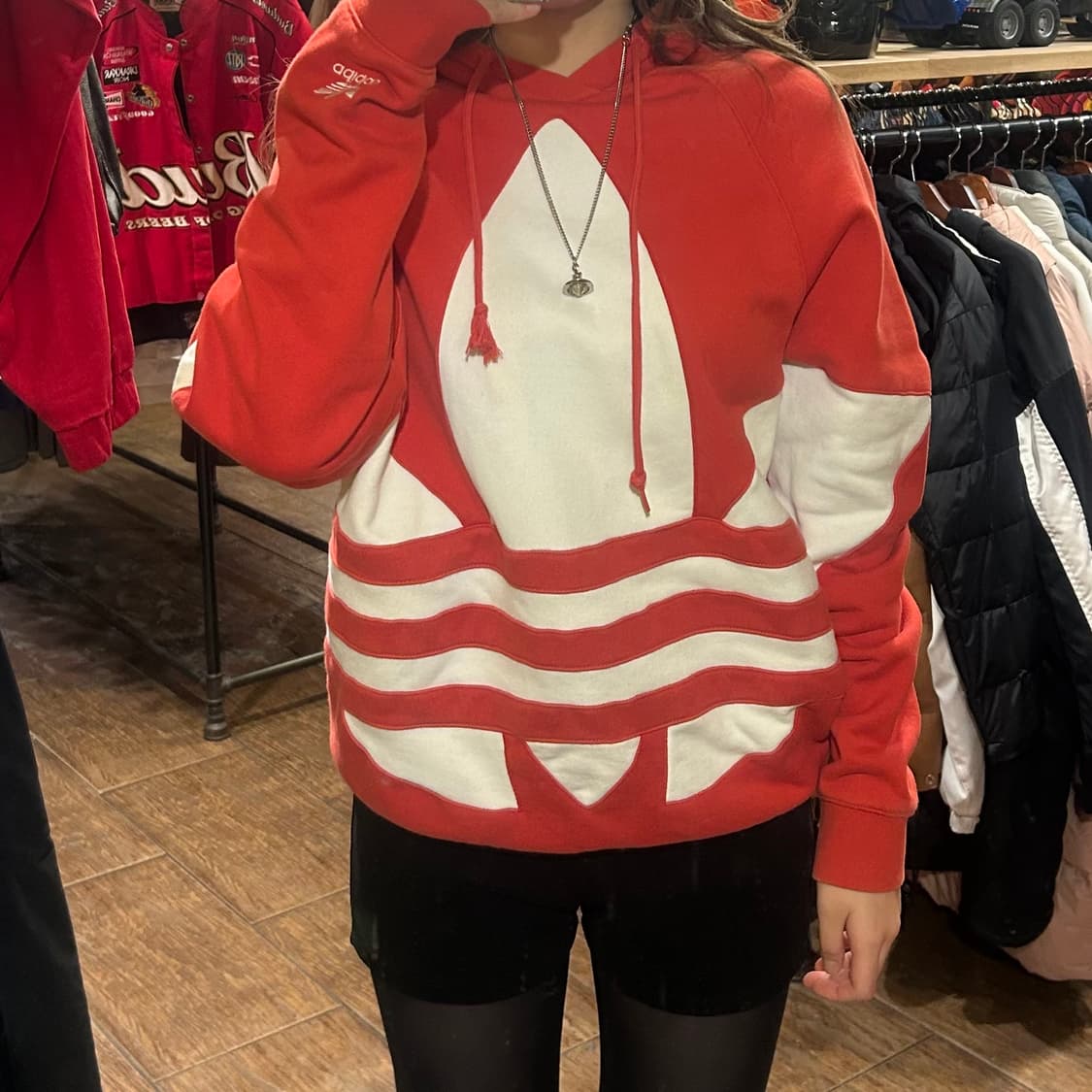 [HI] 아디다스 후드티 레드 상품이미지2