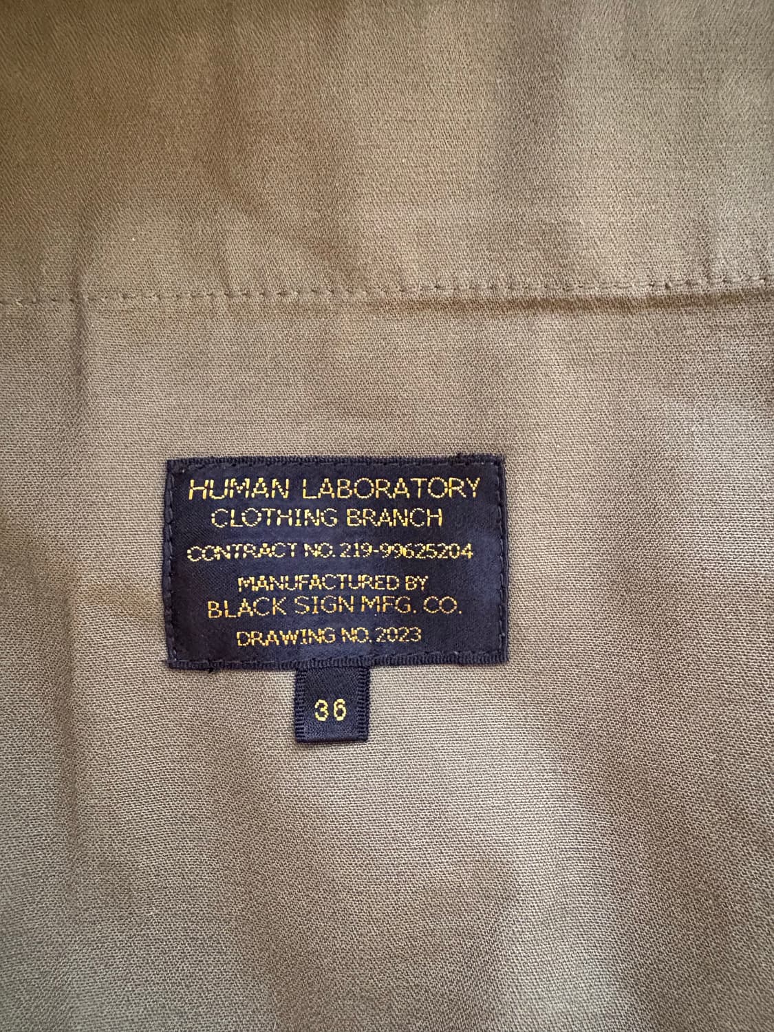 Black sign u.s army khaki chino Pant.  상품이미지5