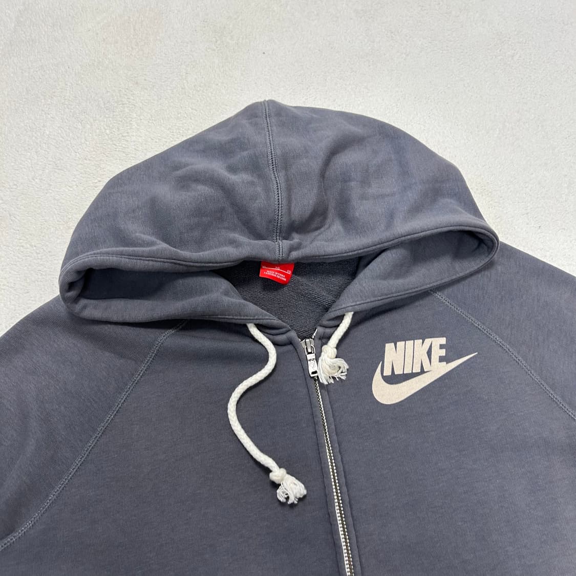 Nike charcoal hood zip-up 상품이미지5