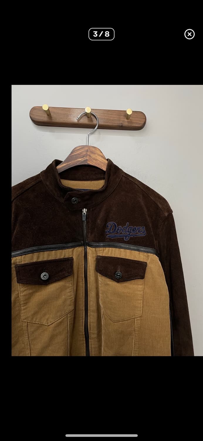 MLB 다저스 코듀로이 자켓 A2790 상품이미지3