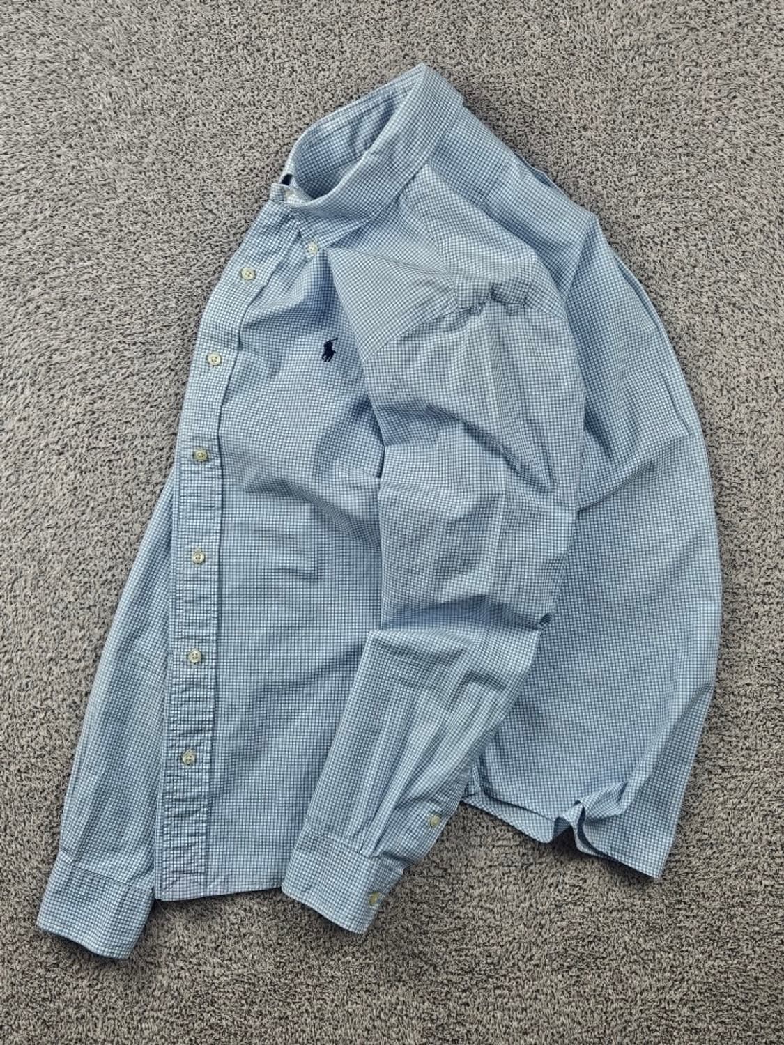 폴로랄프로렌 커스텀핏 깅엄 체크 패턴 셔츠 ( M추정 ) / 11083  상품이미지3