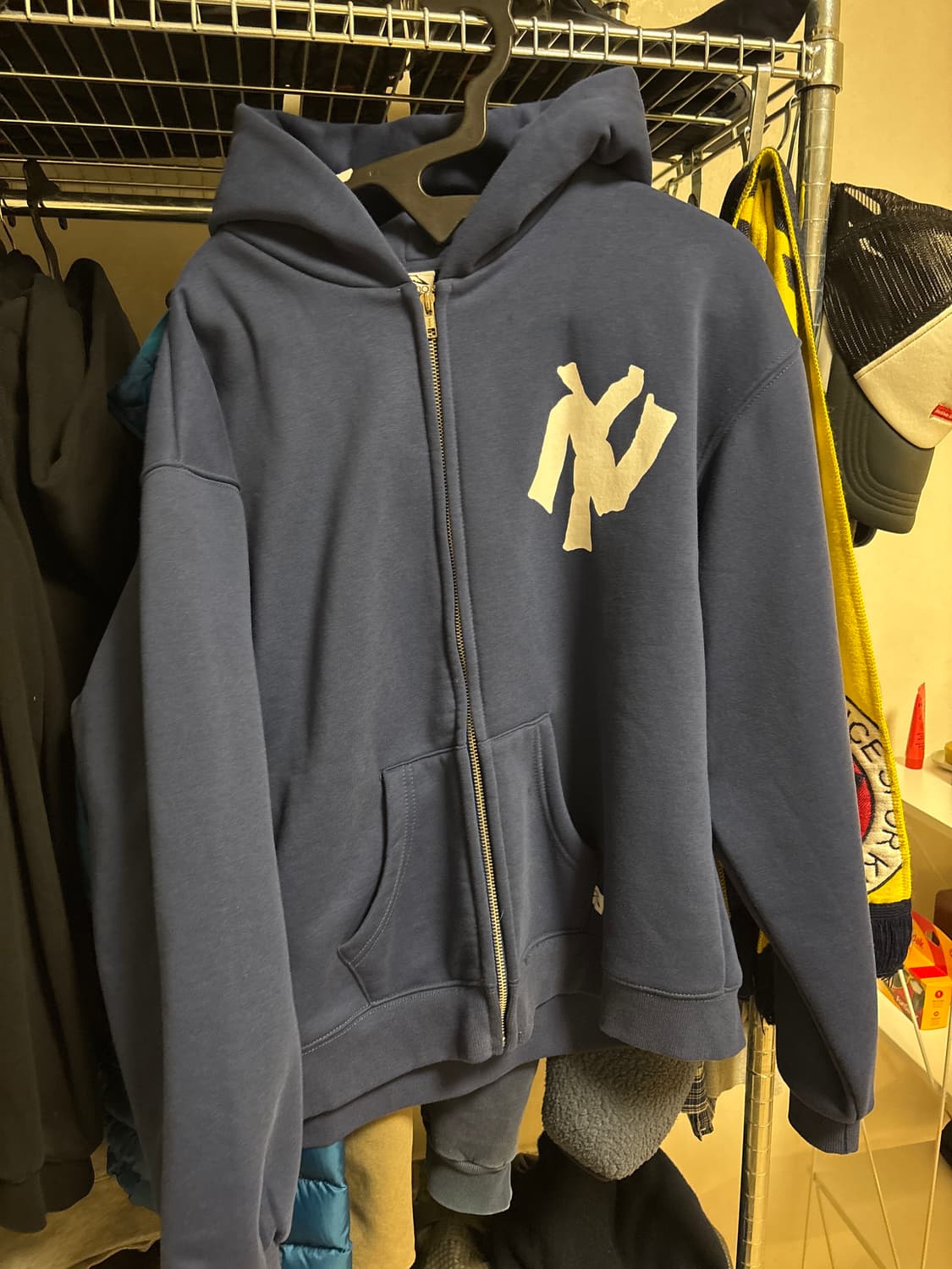 Akimbo 아킴보 티렐윈스틴 블루 후드집업 상품이미지2