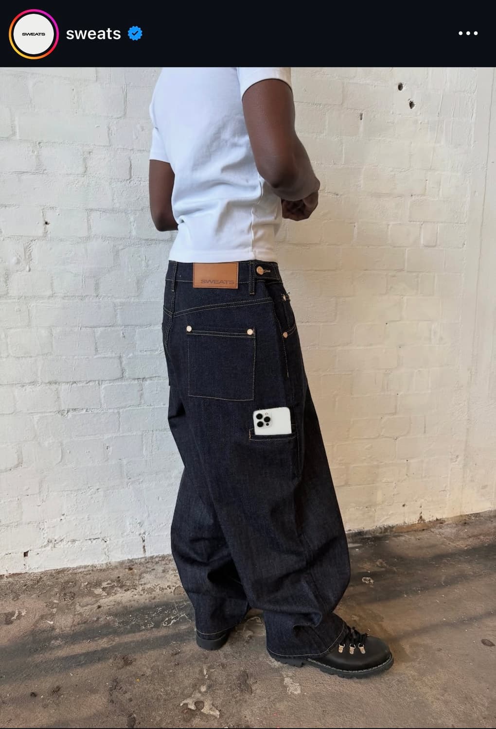 sweats collective Indigo Baggy Denim 상품이미지6