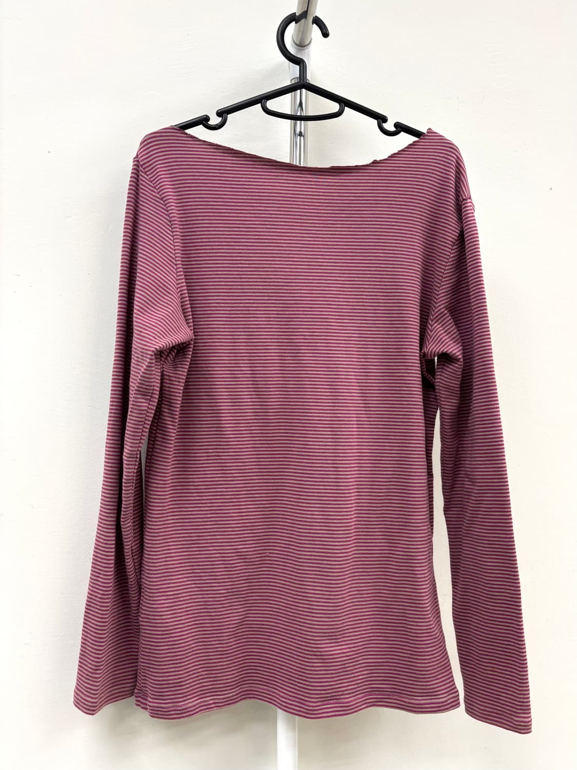 빈티지 핑크 스트라이프 롱슬리브 상품이미지4