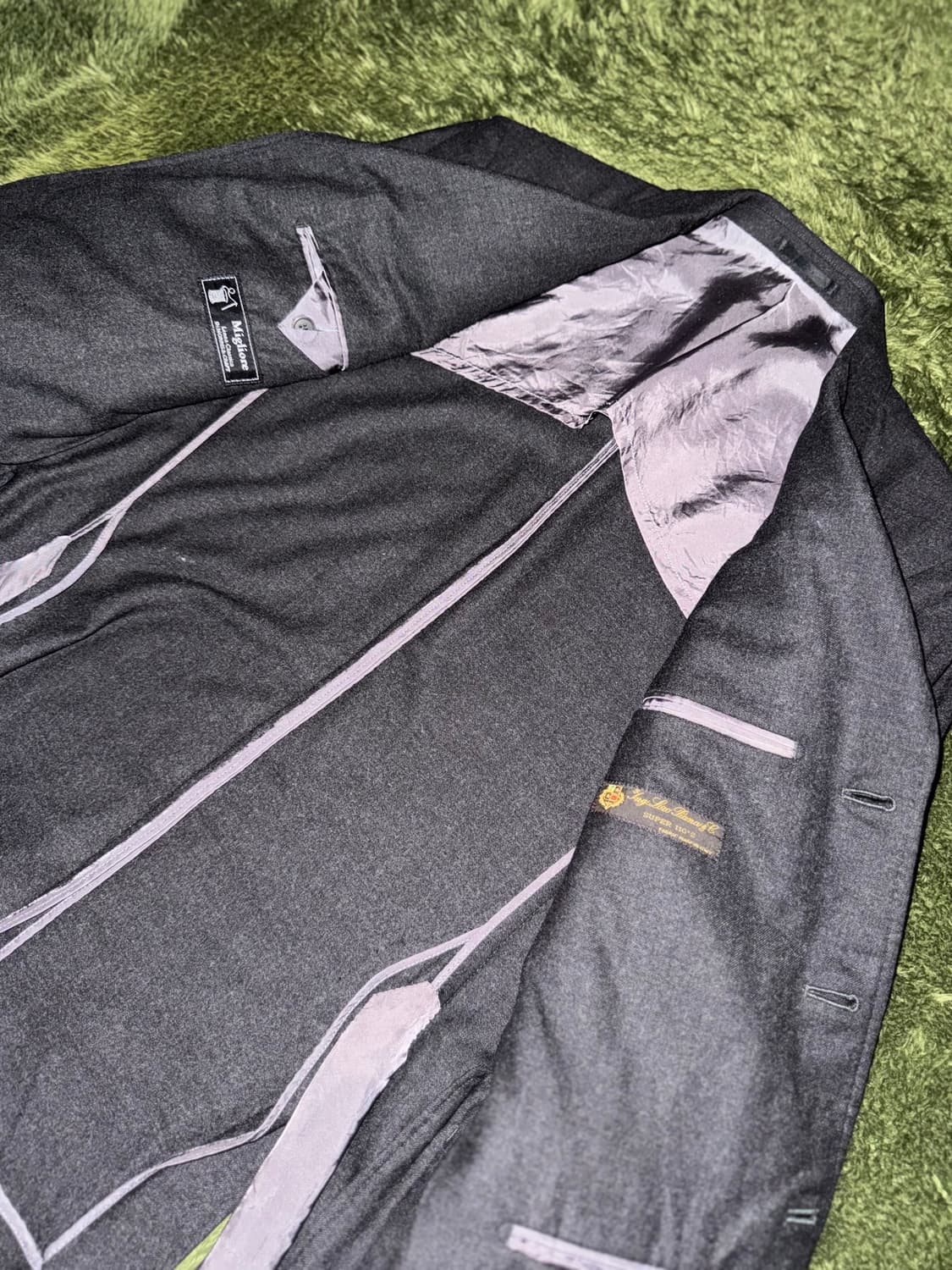 로로피아나 Super 110s 테일러 샵 오더 울 블레이저 상품이미지4