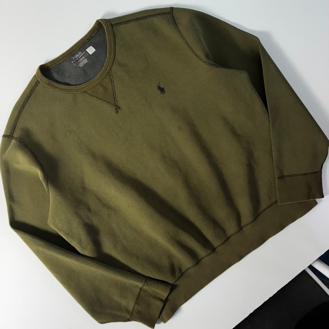 Polo  폴로 랄프로렌 자수 카키 맨투맨  상품이미지2