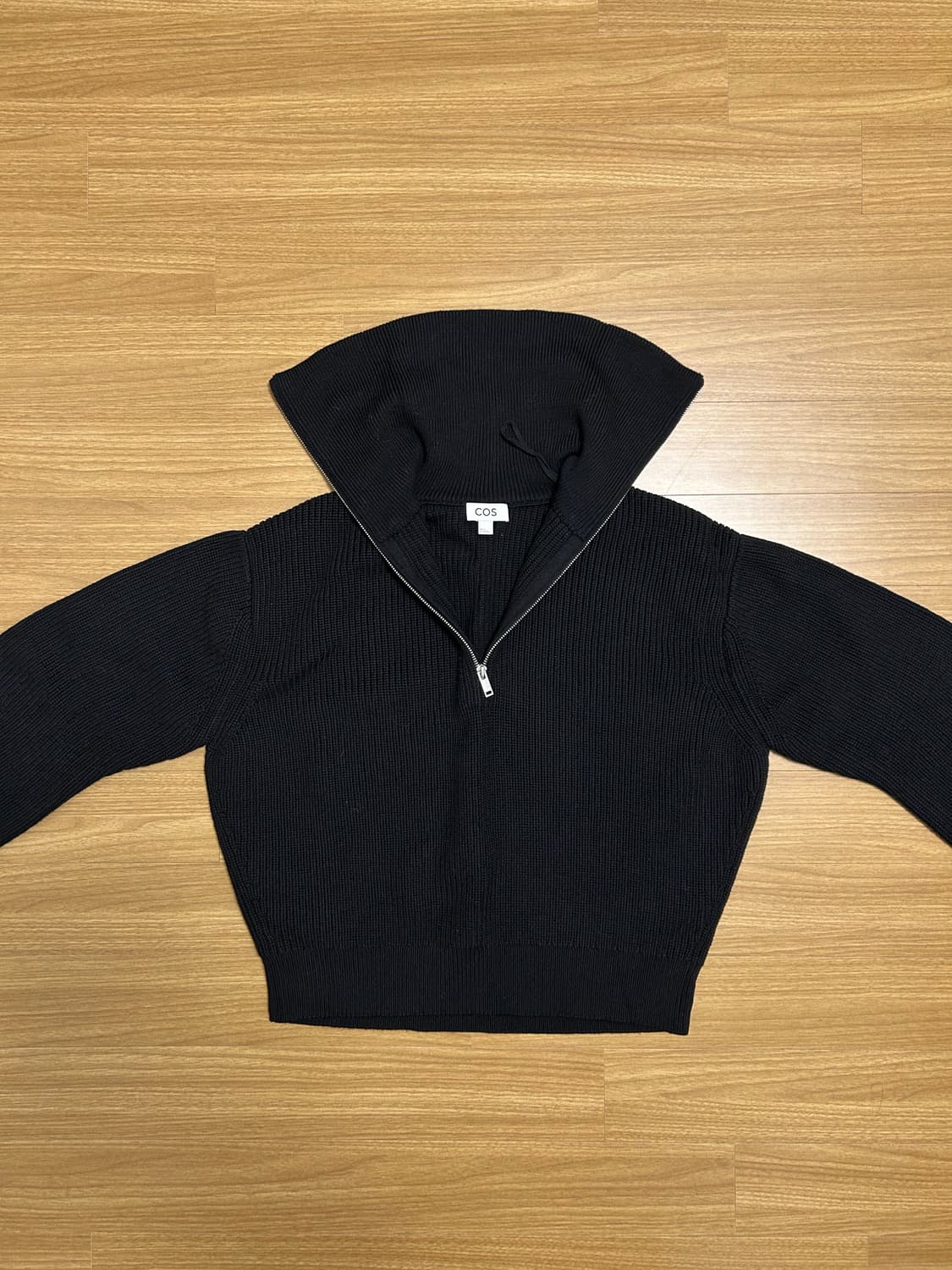 COS 코스 반집업 울니트 M 상품이미지2