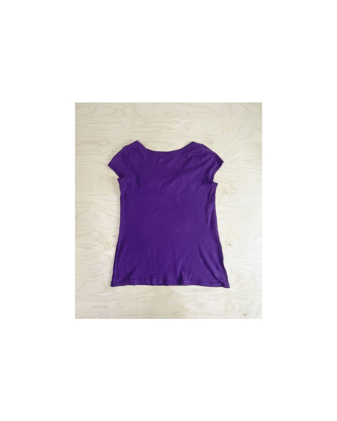 빈티지 퍼플 장미코사주 티셔츠 상품이미지2