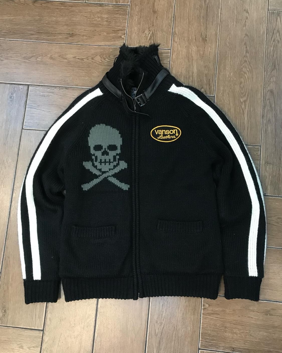 Vanson Skull Cowichan Sweater 상품이미지6