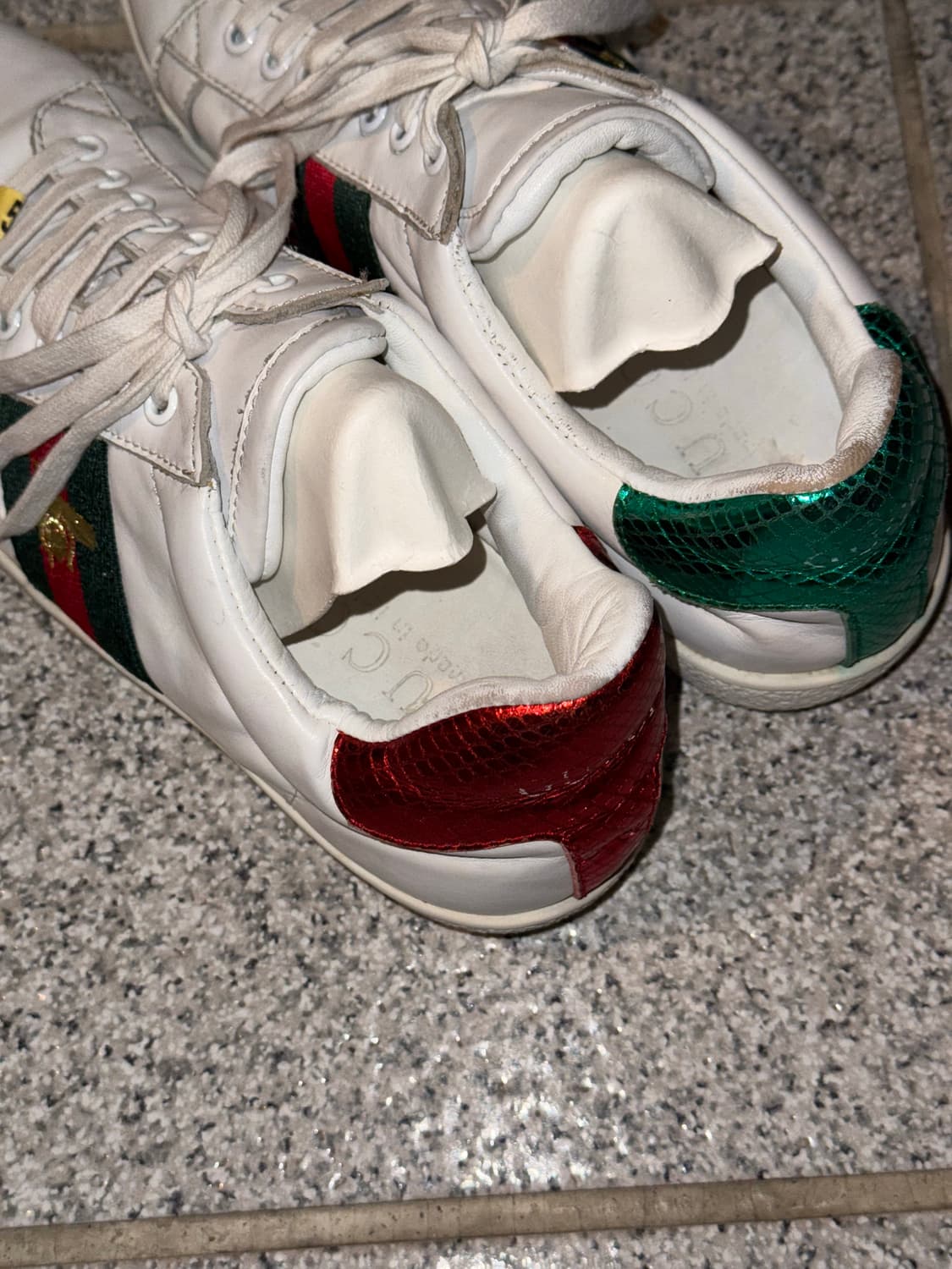 구찌 에이스 꿀벌 자수 비 스니커즈  41 260 상품이미지3