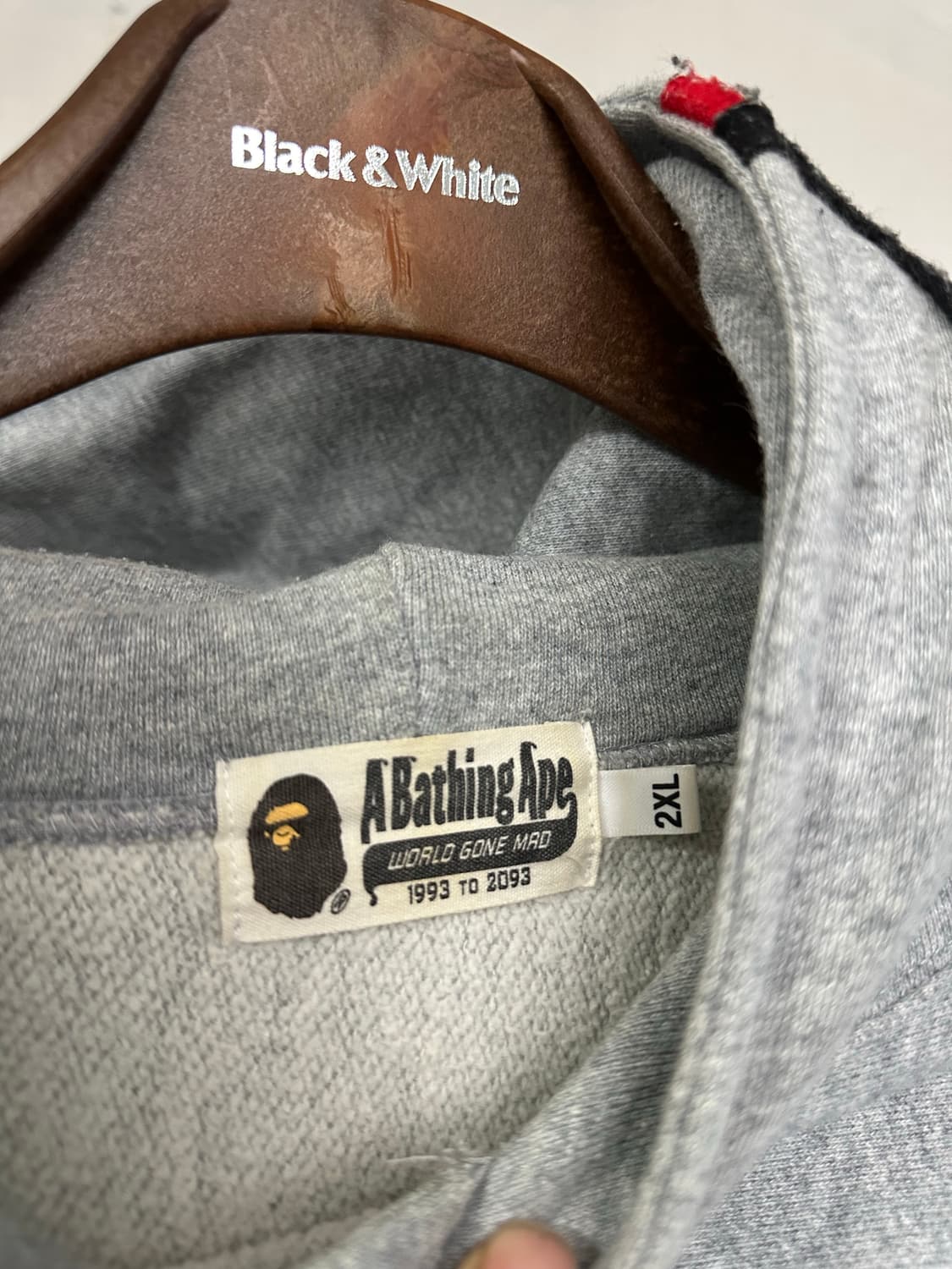 베이프 샤크 후드티 2XL  정품 상품이미지10