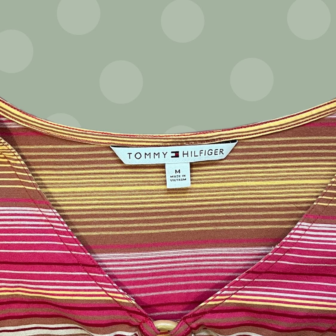 핀터깔 타미힐피거 빈티지 스트라이프 티셔츠 상품이미지5