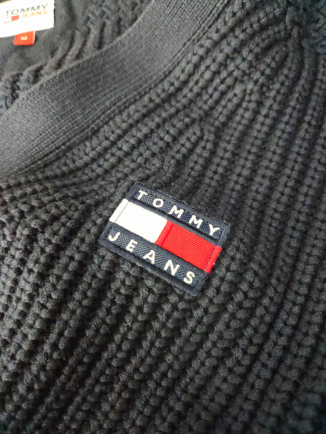TOMMY JEANS 타미진스 청키 니트 브이넥 가디건 상품이미지6