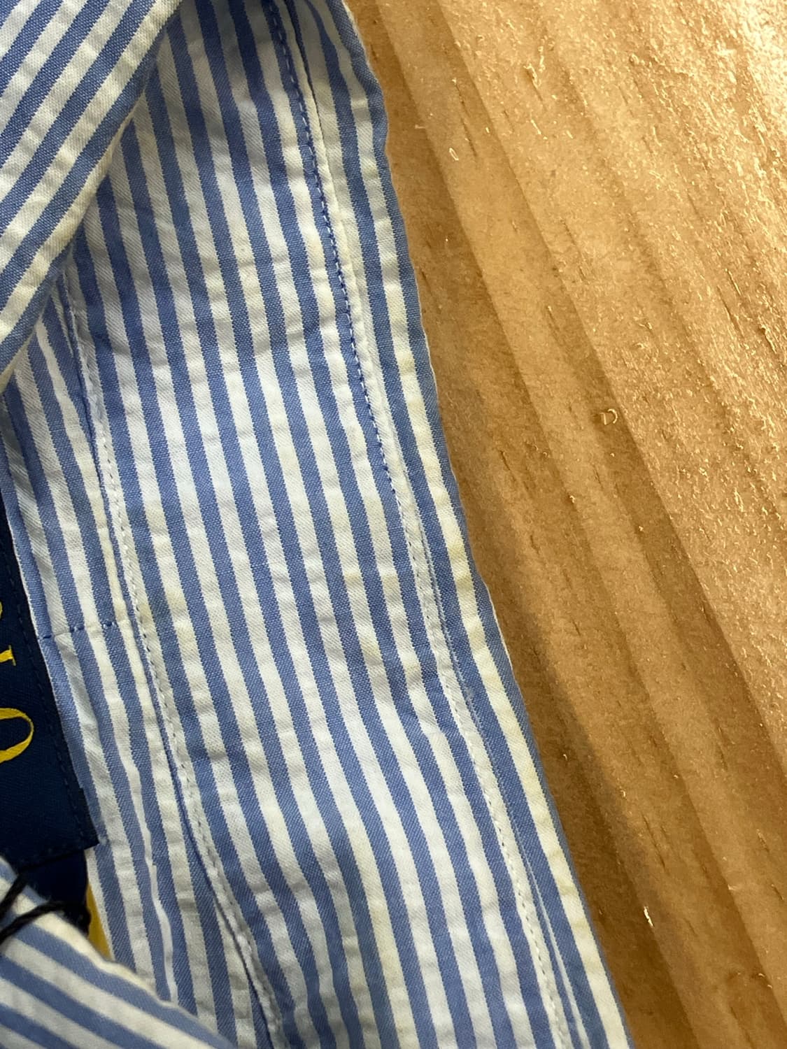 폴로 랄프로렌 스트라이프 셔츠 블루 M #csz2277 상품이미지7