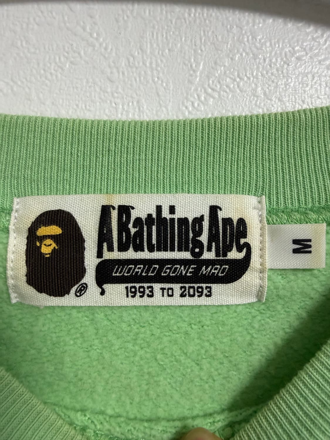 베이프  "World Gone Mad" 크루넥 스웨트셔츠 상품이미지3