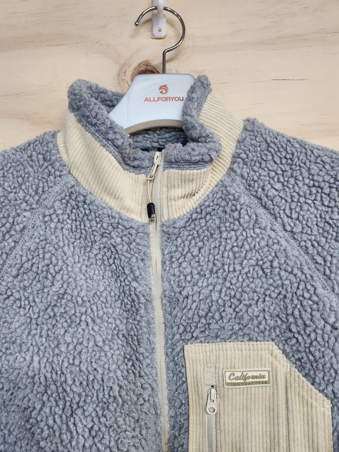 393)  후아유 캘리포니아 뽀글이 후리스 자켓 상품이미지2