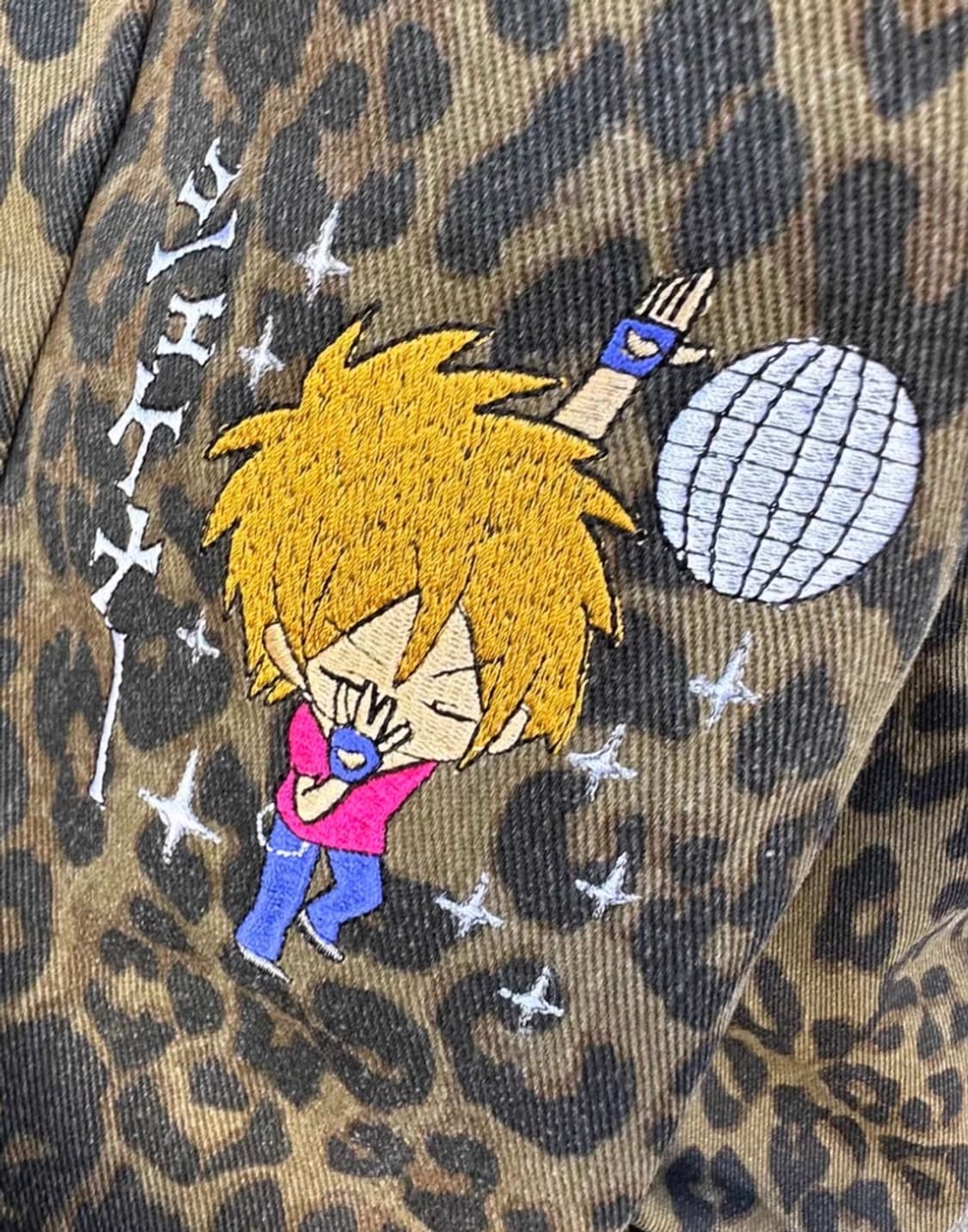 srrybabe 갸루 레오파드 팬츠 상품이미지3