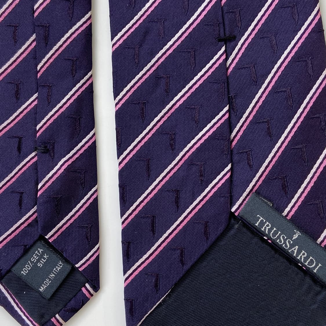 트루사르디(trussardi) 정품 명품 넥타이8.3cm 상품이미지7