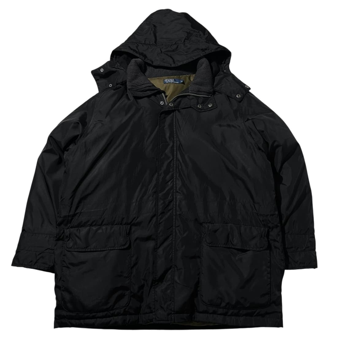 폴로 랄프로렌 다운 패딩 파카 블랙 상품이미지1
