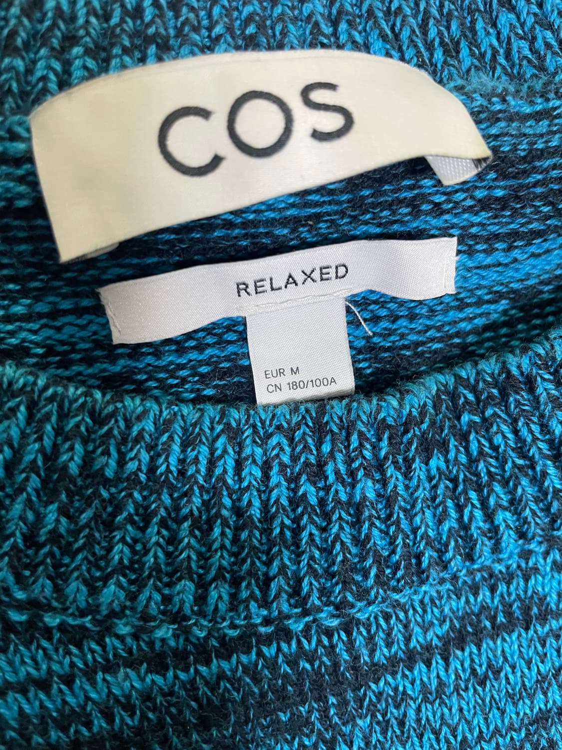 COS 남자 패턴 니트 상품이미지3