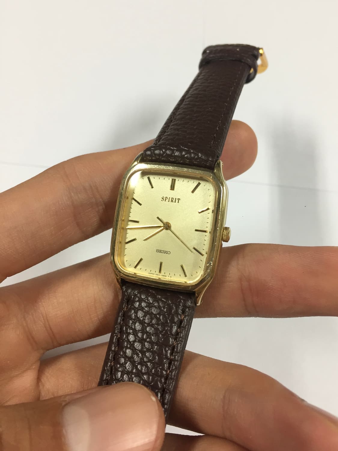 90s seiko spirit square quartz gold 상품이미지4