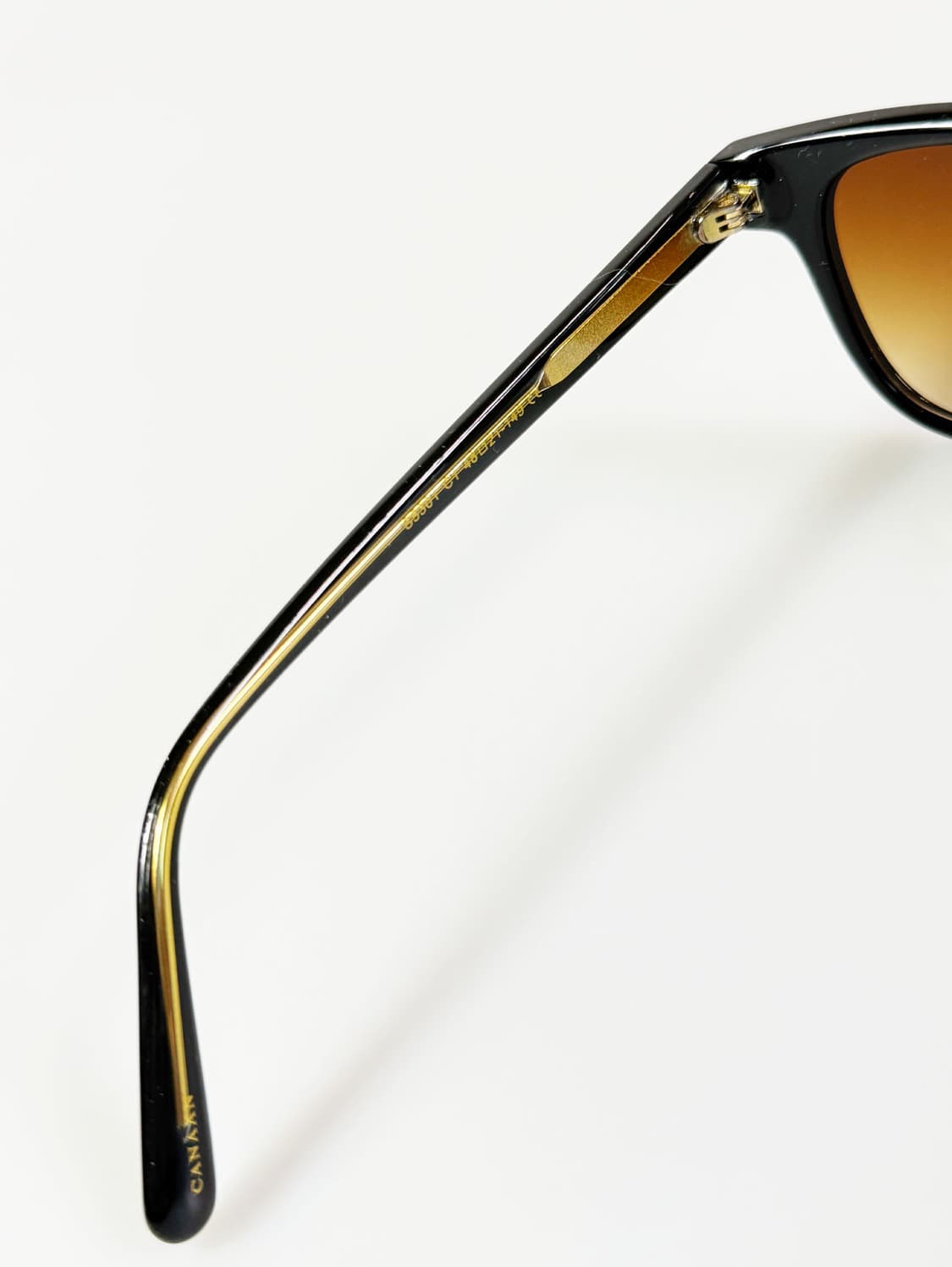 CANAAN 블랙 볼드 스퀘어 프레임 빈티지 틴트 선글라스 상품이미지7