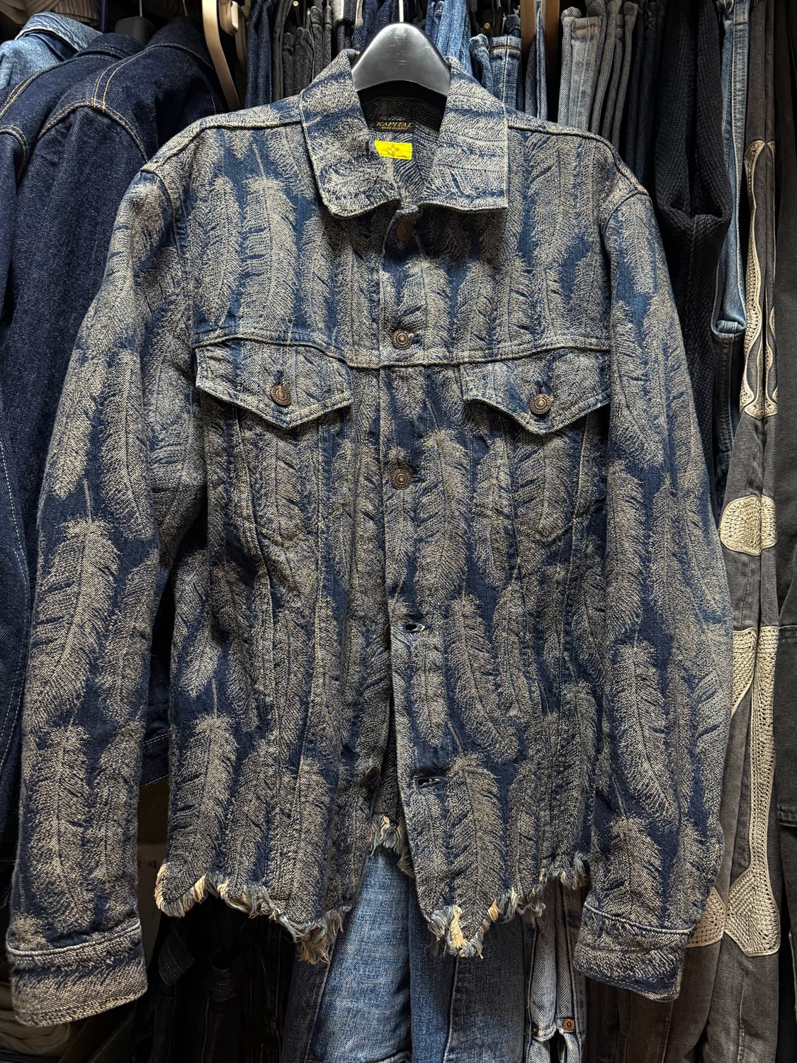 캐피탈 페더 데님 자켓 인디고 3사이즈 상품이미지2