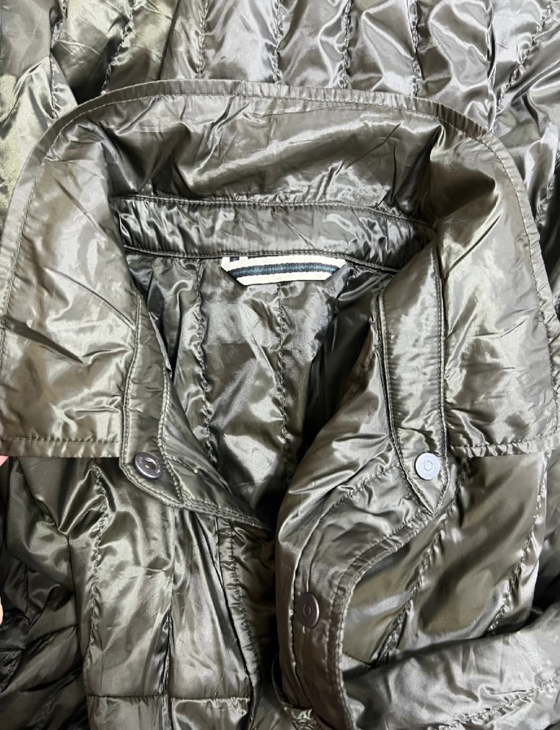 코오롱스포츠 남성 카키 경량롱패딩
 상품이미지3