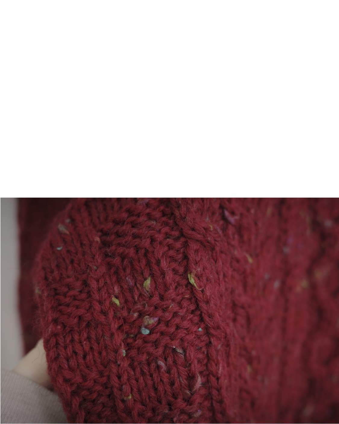 존몰리 John Molly Red Knit 상품이미지5