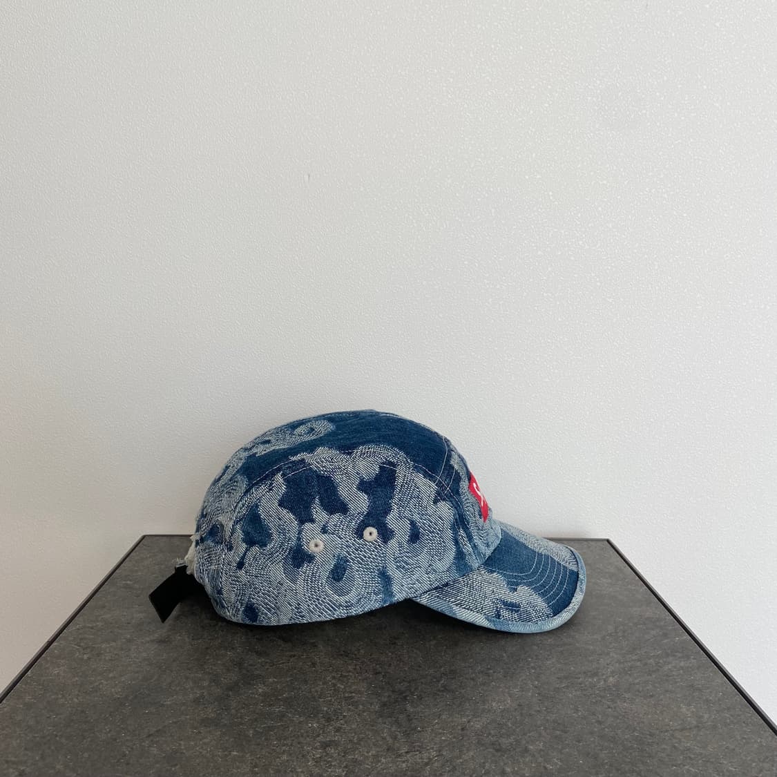 (OS) 슈프림 박스로고 캠프캡 모자 플레임 데님 상품이미지3