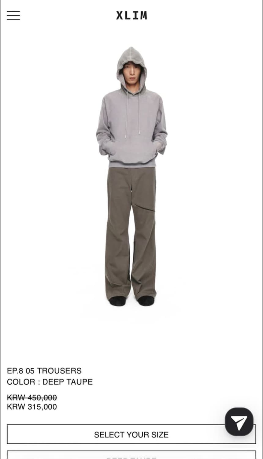 구매) 엑슬림 ep08 05 트라우저 상품이미지1