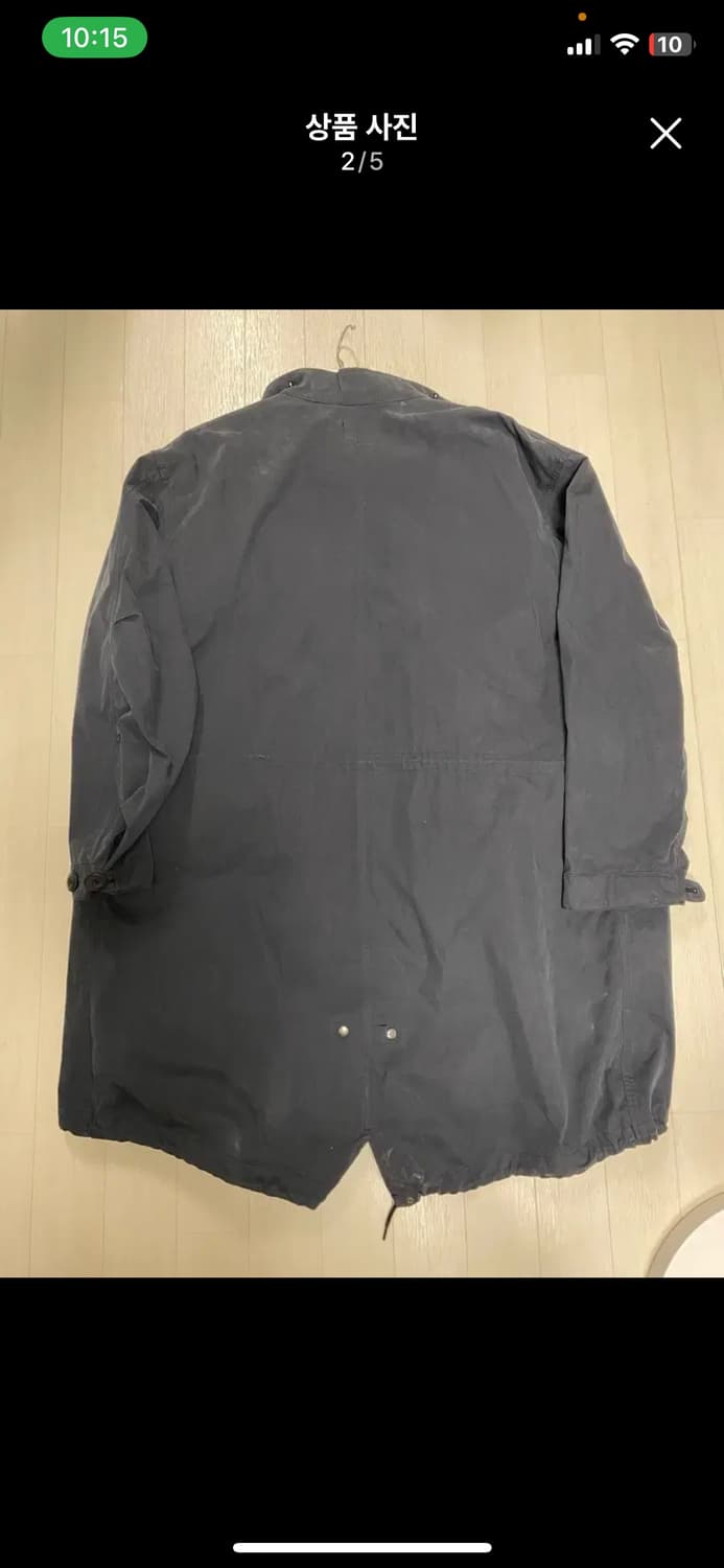 beams 빔즈 m65 parka balck(size m) 상품이미지2