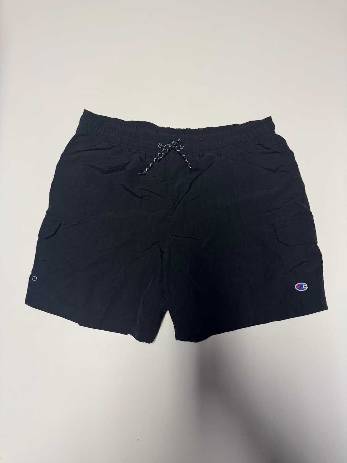 챔피온 밴딩 나일론 카고 하프팬츠 XL 블랙 37.7인치 상품이미지1