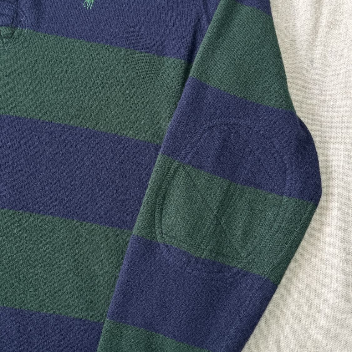 폴로랄프로렌 90s 메리노울 암패치 니트 M 상품이미지3