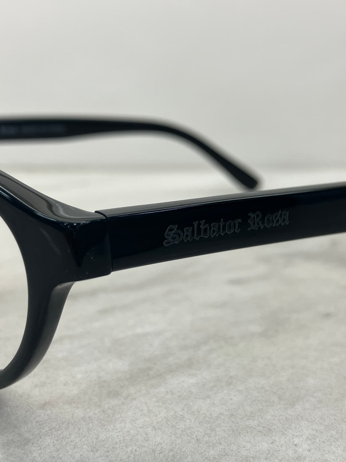살바토르 로사 Salbator Rosa 블랙 캣아이 오벌 뿔테 안경 상품이미지8