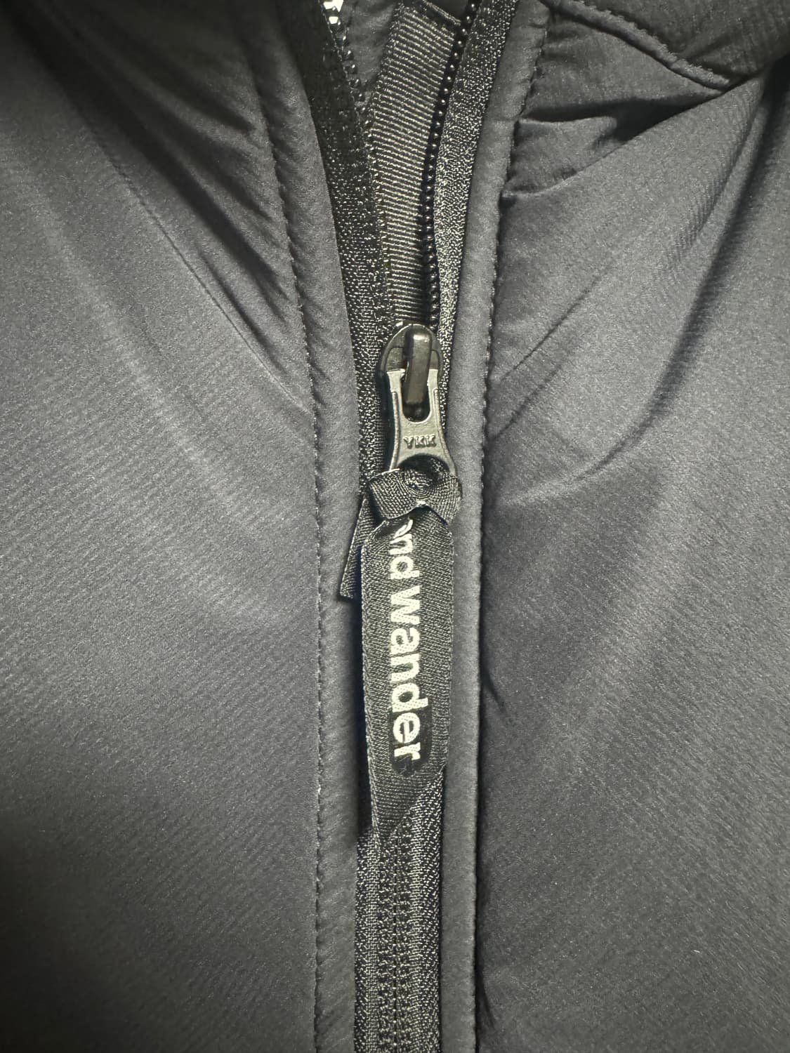 and wander 앤드원더 탑 플리스 자켓 L사이즈 블랙 상품이미지3