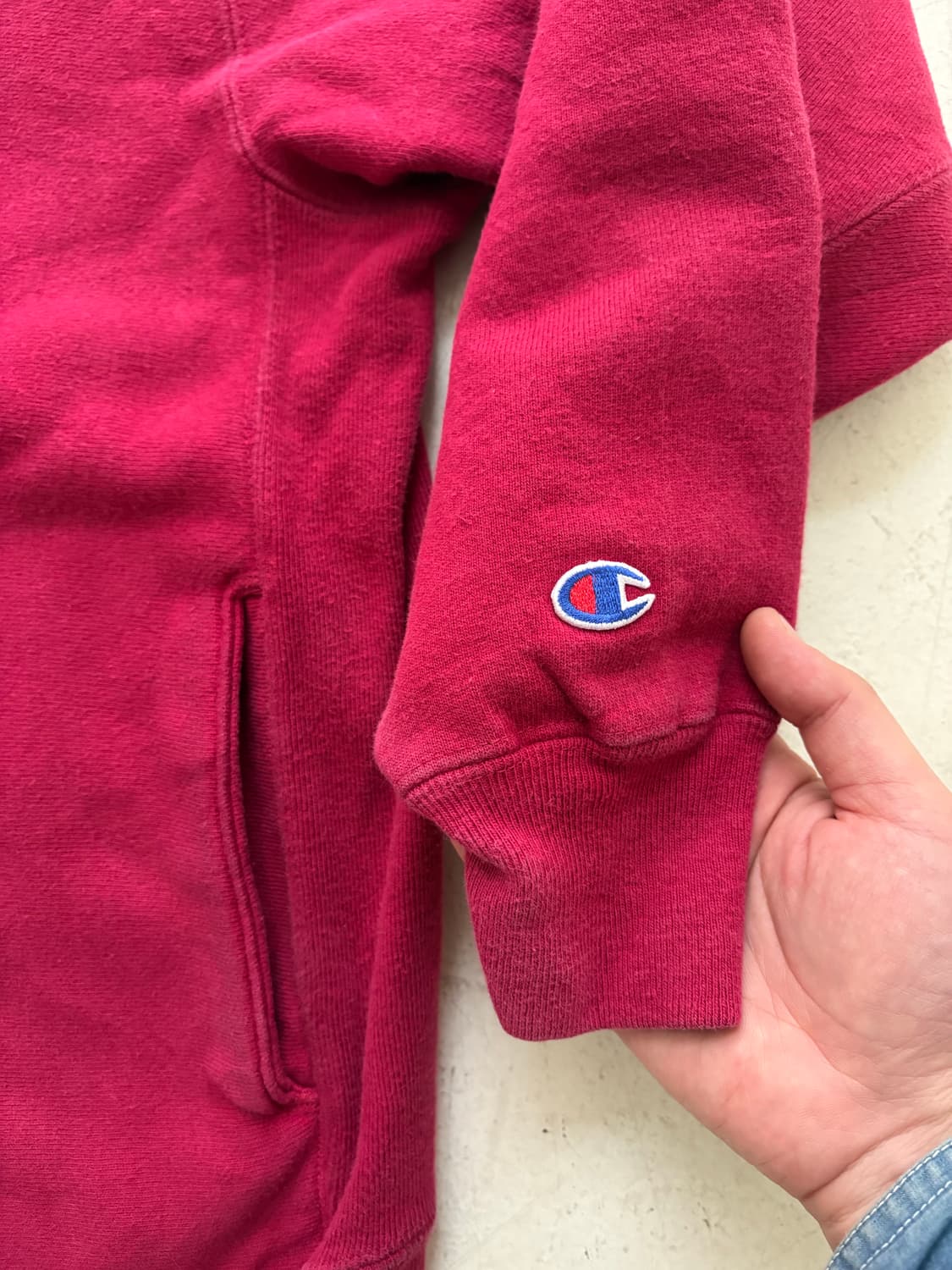 90's Champion Faded Reverse Weave Sweat  상품이미지4