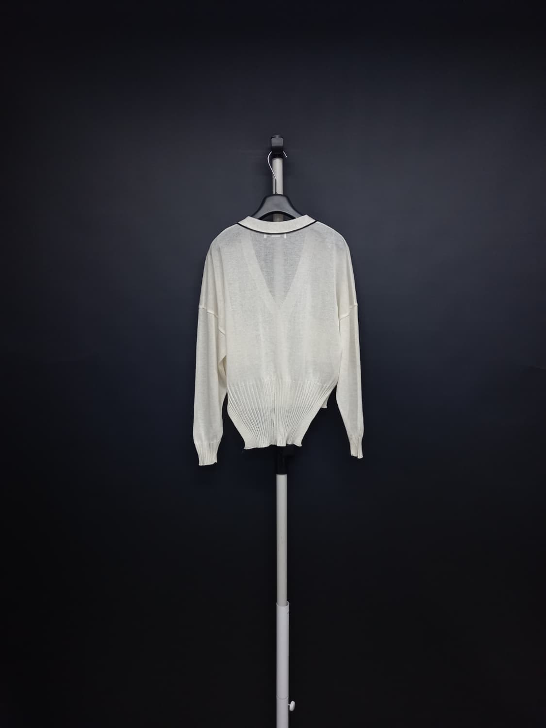 새 에고이스트 춘하추 폴리 언발 가디건 F 33-77 상품이미지2