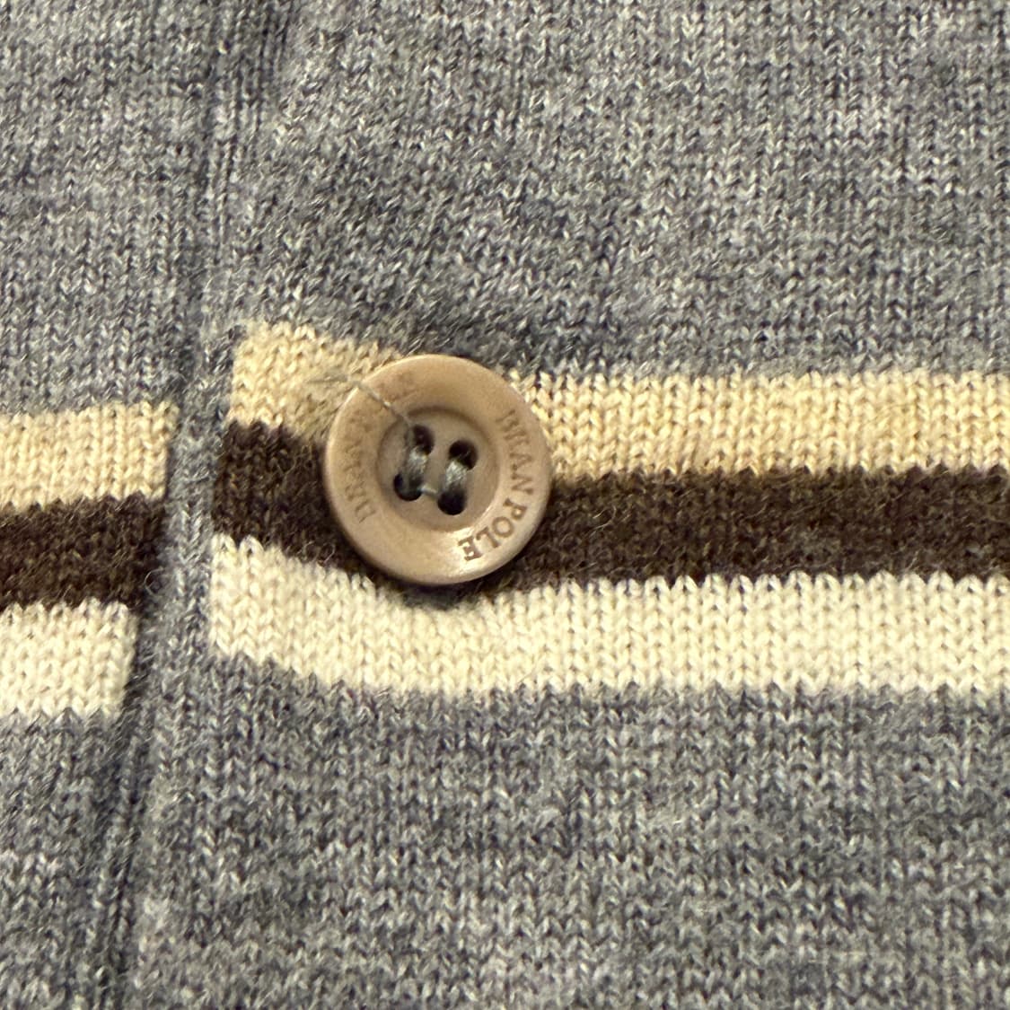 빈폴 00's 100% 울 니트 카라 100 L 그레이 드라이크리닝완 상품이미지4