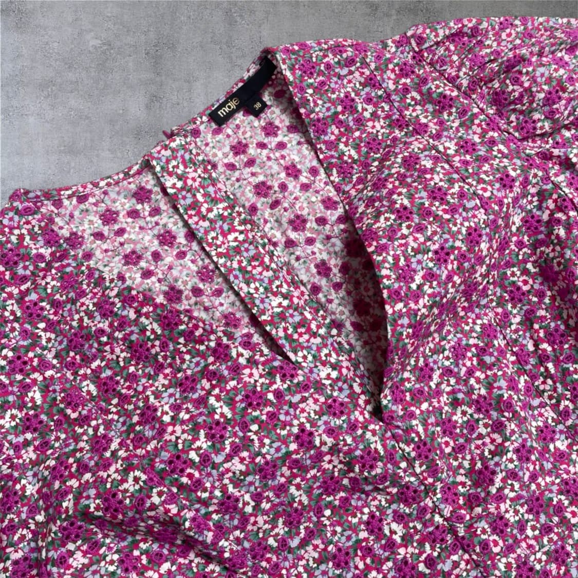 마쥬 Maje 플라워 브로데리 앙글레 미니 원피스 38 상품이미지3