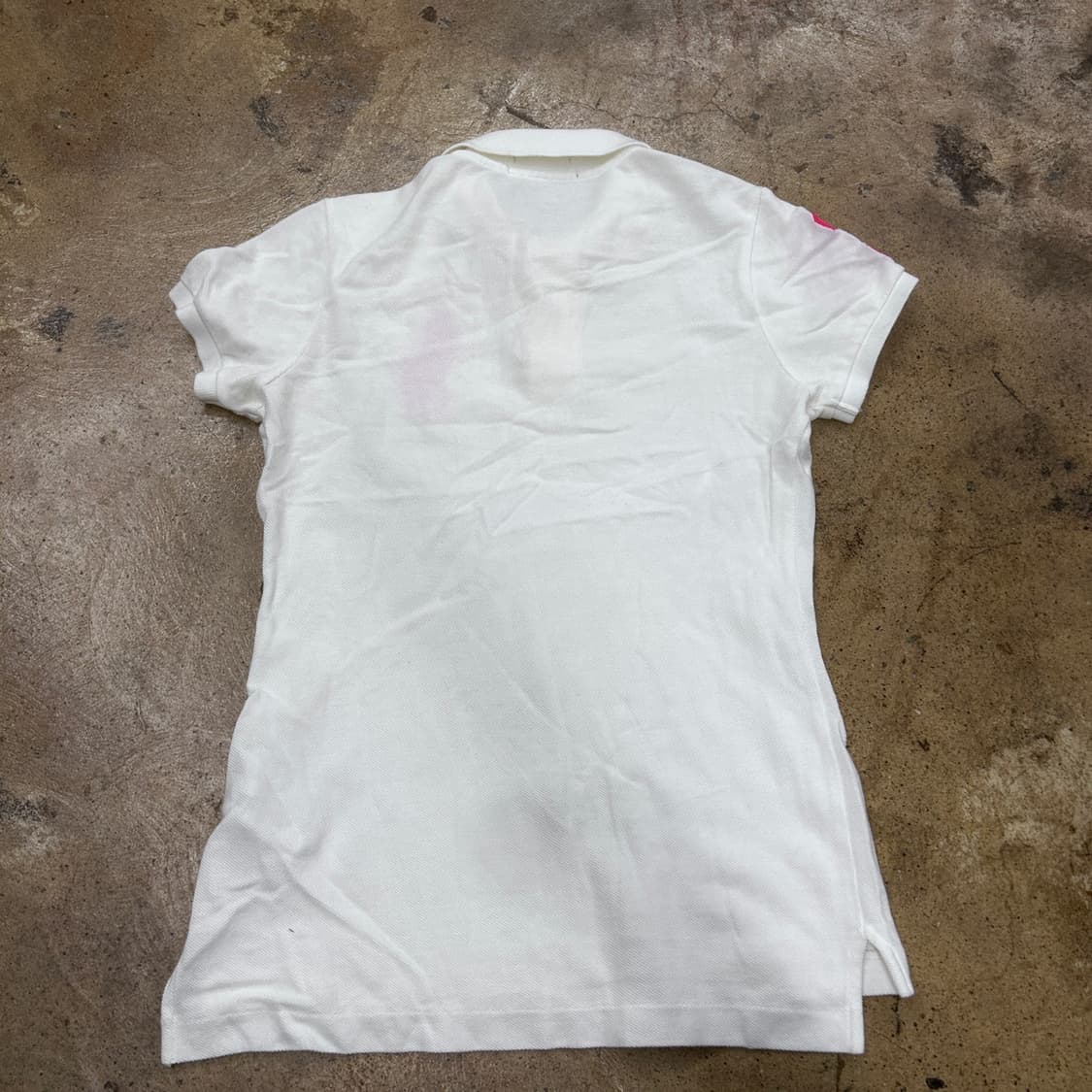 폴로 랄프로렌 빅포니 화이트 카라 반팔 티셔츠 상품이미지3