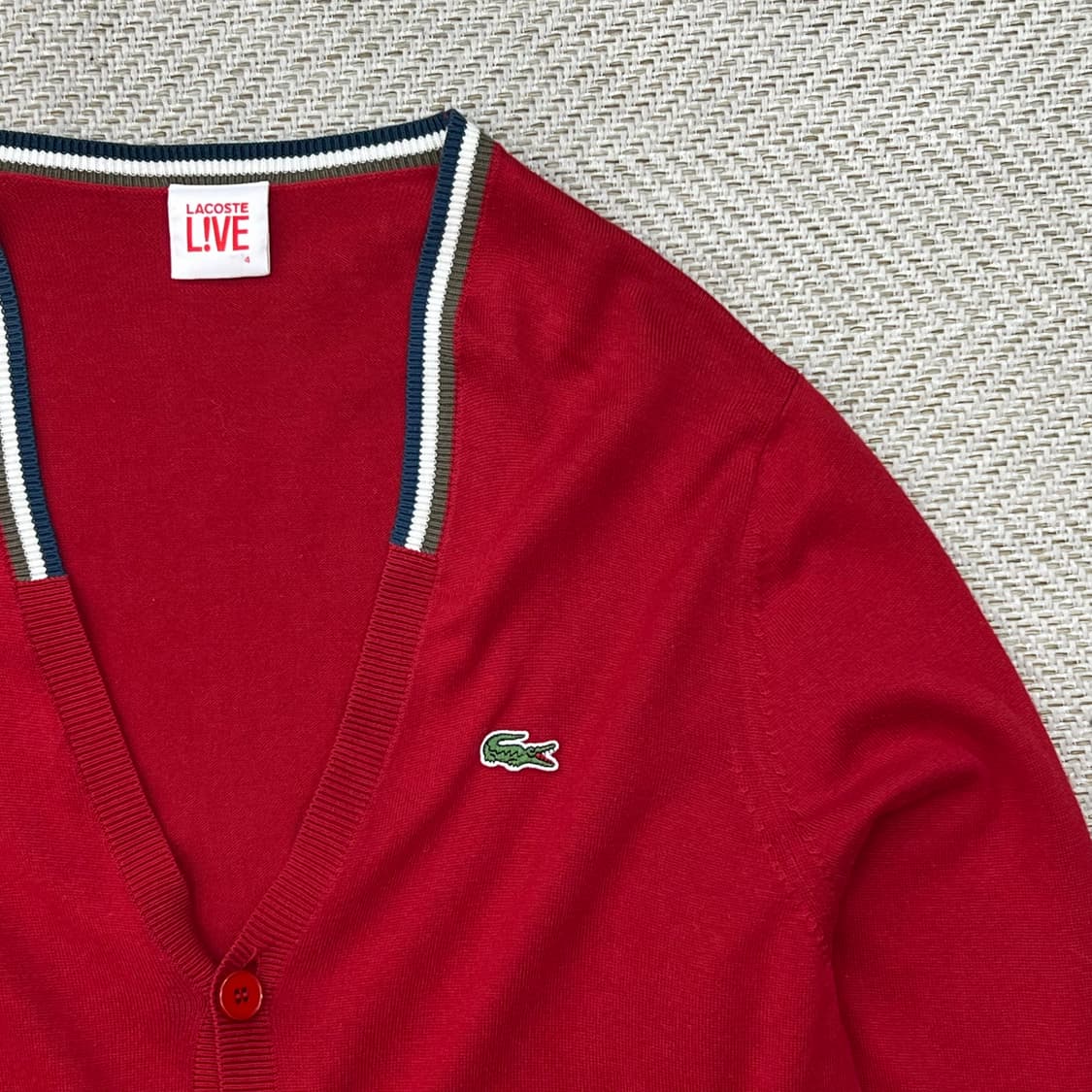 라코스테 니트 가디건 r0422 상품이미지5