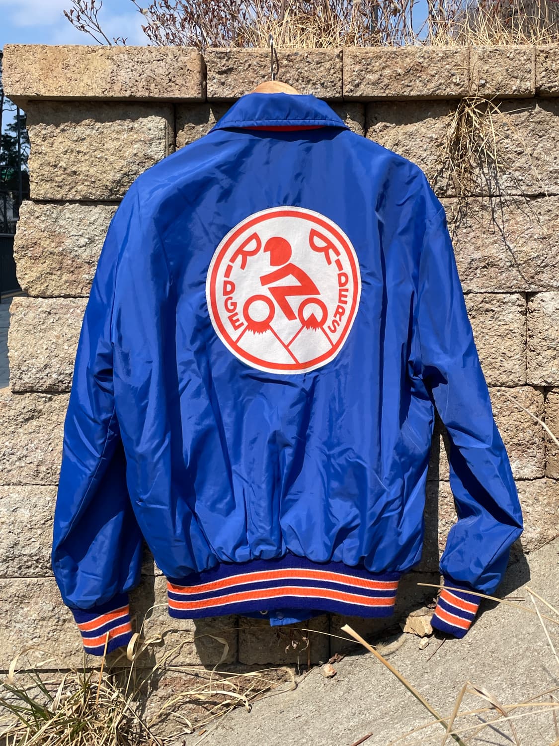 90's USA 사틴 코치자켓 상품이미지4