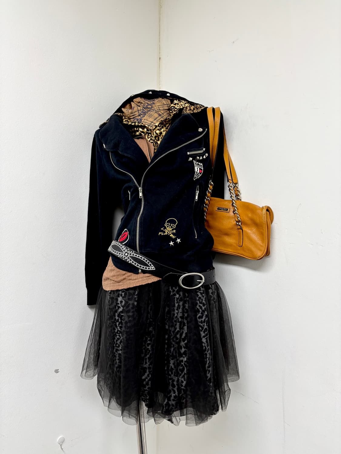 “Vintage” Black Leopard Skirts 상품이미지6