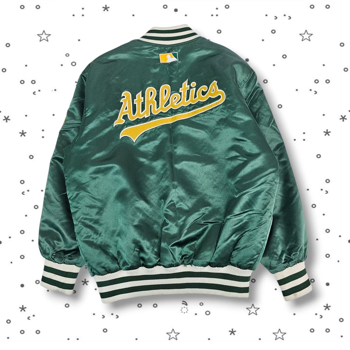 MLB 오클랜드 애슬레틱스 바시티 자켓 상품이미지6