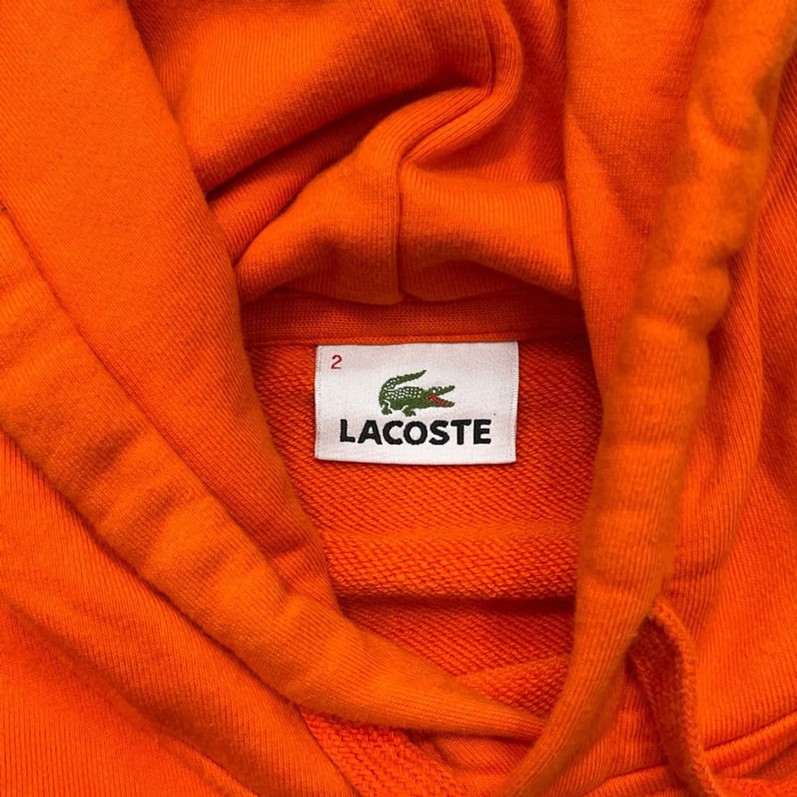 LACOSTE 빅로고 후디 오렌지 2 상품이미지3