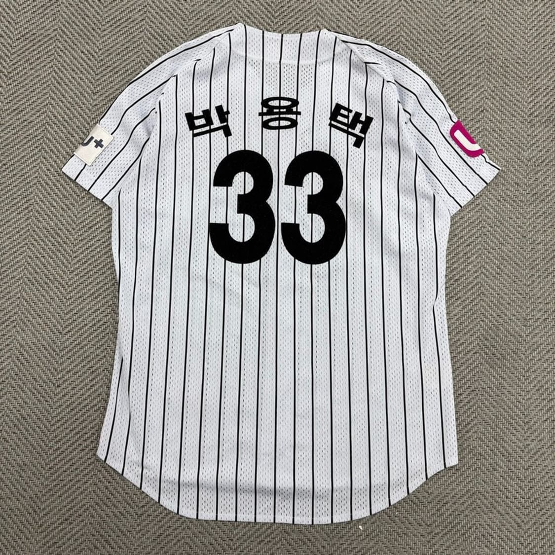 데상트 lg트윈스 박용택 홈 유니폼 v4081 상품이미지2