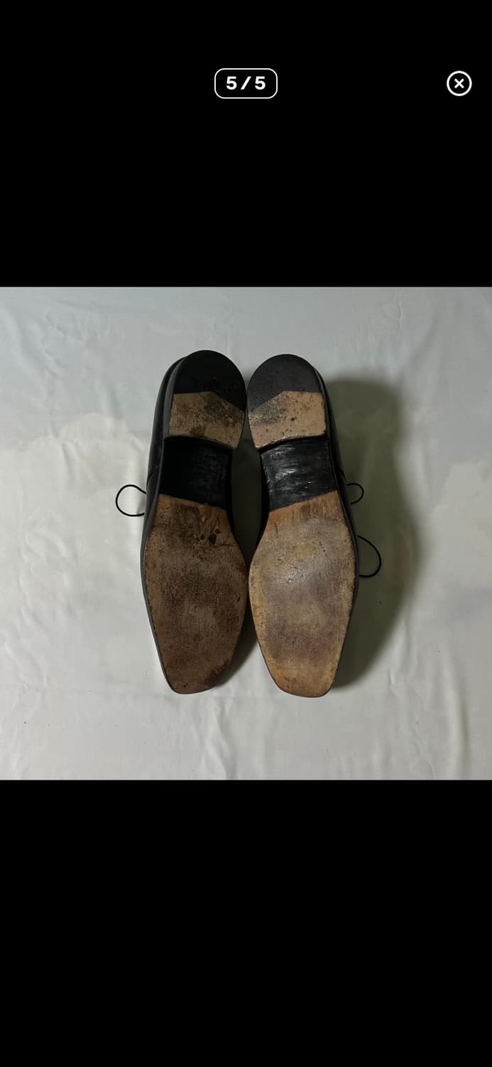 prada semi square toe derby shoe 상품이미지5