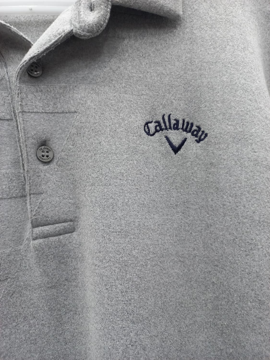 캘러웨이 골프 긴팔 카라티 남100 그레이 상품이미지2